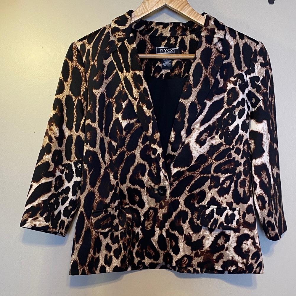 NYC Leopard Print Blazer